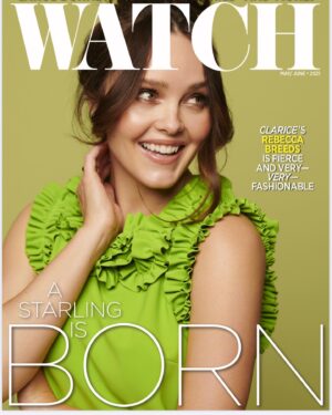 Rebecca Breeds Instagram - @cbswatch Magazine shoot was a blast! 💚💛💖 Thanks to the amazing team! 📸 @caitcronenberg Makeup: @jodiurichuk Hair: @justinggg Styling: @corey_ng Nails: @leeannecolley