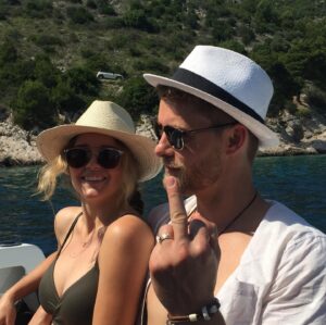 Rebecca Breeds Instagram - ‘Each day is Valentine’s Day’ 🎶 I love you more @lukemitchell17 💕💕💕