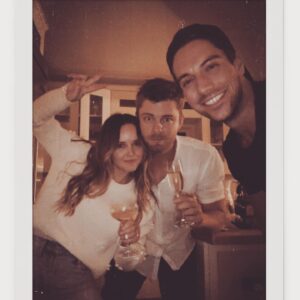 Rebecca Breeds Instagram - This time, this day last year I got a phone call from @alexkurtzmanofficial and @jnylmt which started with ‘Hello...Clarice...’ Their brilliant (and creepy) way of telling me I was their little Starling. After Champagne and happy cry, we went to buy the Carrie Bradshaw #monoloblahnik shoes I promised myself if I got the role. Tonight, I can’t believe we are airing Episode 3 of @claricecbs Thank you to everyone who’s watching, can’t wait for tonight!! 🥳🦋