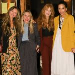 Rebecca Gayheart Instagram - About last night : cozy spot, delicious food , BEST group of women plus a winning collaboration from @thisisthegreat_ and @birkenstock ! Thank you for having me @emilyandmeritt , for the beautiful outfit 🤎and the chicest new Birks ! #tistheseason #womensupportingwomen #birkenstocks #thegreat 📸 @alexaraevitug