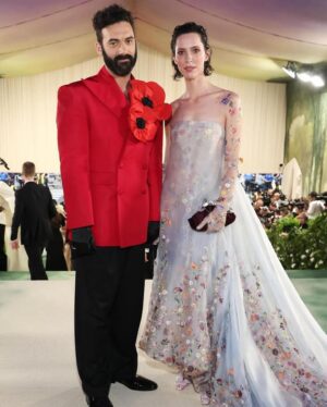 Rebecca Hall Instagram - And then somehow it all comes together….
.
.
.
Bravo and thank you @samaddington @benskervin @bailey.moon @djmitchmoon @daniellefrankelstudio - we pulled this look together in four days and it’s positively one of my faves. #metgala #metgala2024