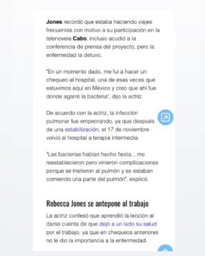 Rebecca Jones Instagram - GRACIAS GRACIAS GRACIAS!!! SUS ORACIONES, BUENOS DESEOS Y LLUVIA DE ENERGÍA POSITIVA, SIN DUDA HAN AYUDADO TREMENDAMENTE A MI RECUPERACIÓN. LES ASEGURO QUE CADA GOTA DE ESE AMOR TAN GRANDE QUE ME TIENEN, ES COMPLETAMENTE CORRESPONDIDO, Y PRONTO ME VERÁN DE NUEVO EN LA PANTALLA O YO LOS VERÉ CON ORGULLO Y AGRADECIMIENTO DESDE LAS TABLAS DE ALGÚN TEATRO. GRACIAS, GRACIAS GRACIAS ♥️♥️♥️♥️♥️♥️♥️♥️♥️♥️♥️♥️♥️♥️♥️♥️♥️♥️♥️♥️♥️♥️♥️♥️