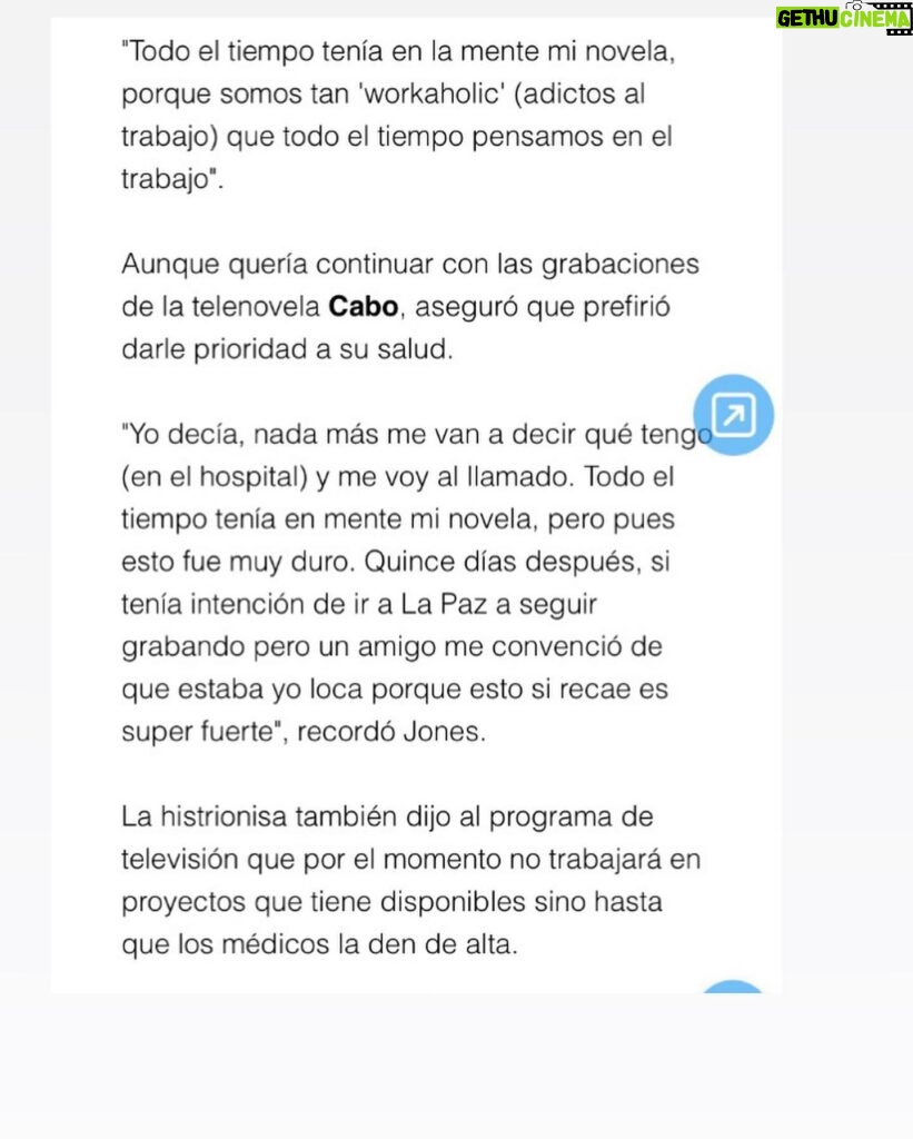 Rebecca Jones Instagram - GRACIAS GRACIAS GRACIAS!!! SUS ORACIONES, BUENOS DESEOS Y LLUVIA DE ENERGÍA POSITIVA, SIN DUDA HAN AYUDADO TREMENDAMENTE A MI RECUPERACIÓN. LES ASEGURO QUE CADA GOTA DE ESE AMOR TAN GRANDE QUE ME TIENEN, ES COMPLETAMENTE CORRESPONDIDO, Y PRONTO ME VERÁN DE NUEVO EN LA PANTALLA O YO LOS VERÉ CON ORGULLO Y AGRADECIMIENTO DESDE LAS TABLAS DE ALGÚN TEATRO. GRACIAS, GRACIAS GRACIAS ♥️♥️♥️♥️♥️♥️♥️♥️♥️♥️♥️♥️♥️♥️♥️♥️♥️♥️♥️♥️♥️♥️♥️♥️