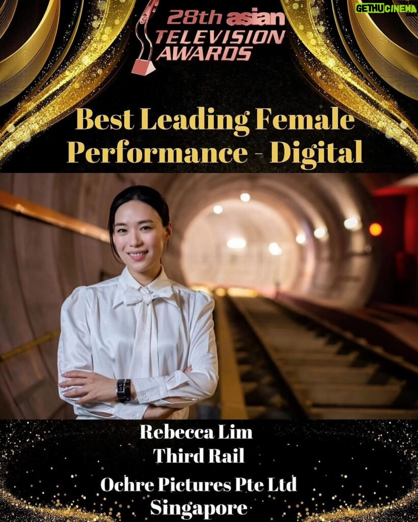 Rebecca Lim Instagram - It’s definitely not pregnancy hormones that’s making me 🥹 I am extremely thankful for these nominations 🙏🏻🤍 Thank you to the entire team who made this possible 🤍 THANK YOU ALL SO MUCH 🤍🙏🏻🥹🤍