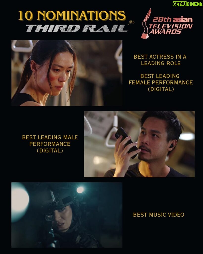 Rebecca Lim Instagram - I cannot believe this 🥹🙏🏻✨🤍 It’s a total of 10 nominations for ! ✨🤍 So honoured, so grateful and so happy for my entire #MediacorpThirdRail family 🫶🏻🥹