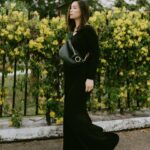 Rebecca Lim Instagram - A moment in time 🩶🤍🩶 @burberry #burberry