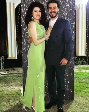 Reem Ahmed Instagram - #husband #and #wife 💚