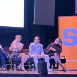 Reign Edwards Instagram - Thank you @monlevla and @syracuseu for having me the other night! It was so great to speak with everyone and be reunited with my #OldDads cast!