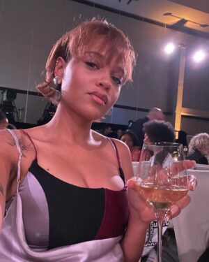 Reign Edwards Instagram - A brief pause on the birthday content to say a HUGE thank you to @monlevla and @womeninfilmla for having me again this year. I always leave filled with inspiration and motivation. Thank you thank you thank you💜✨💜✨.

Styled by: @hellotoshiko