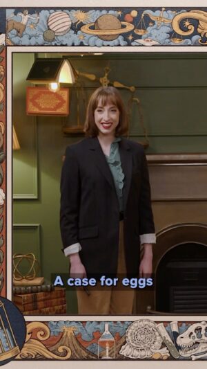 Rekha Shankar Instagram - 🧠TONIGHT! A new episode of Smartypants launches on Dropout at 7PM ET / 4PM PT. Join host Rekha Shankar and speakers Jess Ross, Jacob Wysocki, and Katie Marovitch for an evening of scholarly enlightenment and a renewed appreciation for eggs.