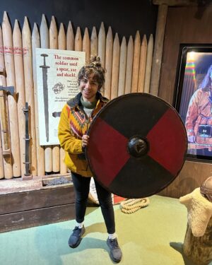Rekha Shankar Instagram - thank you #Dublin for the history lessons, views, foxes, and the toilet paper exhibit at @dubliniaviking!