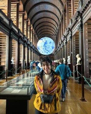 Rekha Shankar Instagram - thank you #Dublin for the history lessons, views, foxes, and the toilet paper exhibit at @dubliniaviking!
