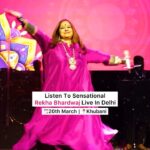Rekha Bhardwaj Instagram - #EventAlert - Experience the sensational Rekha Bhardwaj as she graces the stage with enchanting melodies at Khubani’s Sufi Night 🎵🍸 Let the soulful tunes transport you to realms of serenity and bliss. Don’t miss out on this unforgettable musical experience! ✨ 🗓️20th March | Wednesday 📞For Reservations: 91 8069168800 📍Khubani 🌍 Andaz Hotel, Aero City Follow @whatshappening365 for more updates ▪️▪️▪️