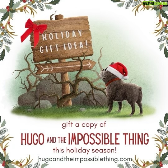 Renée Felice Smith Instagram - 🎁HO HO HOLIDAAAYS! a little birdie told us our book, HUGO AND THE IMPOSSIBLE THING, makes an extra special holiday gift for those who might enjoy an evergreen story about determination, courage and friendship. 💫 LINK TO PURCHASE IN BIO! happy gifting! 🎊🎊🎊