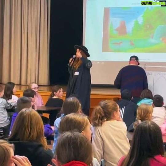 Renée Felice Smith Instagram - 🐶 HUGO GOES TO SCHOOL! We had the best time visiting elementary schools across Long Island last week reading our book, HUGO AND THE IMPOSSIBLE THING! ⛰️🏆 The students response to HUGO was incredible. So many thoughtful discussions were had about Hugo’s character, his courage, bravery, curiosity and willingness to try. We also led a creative storytelling lesson and left thoroughly inspired by the students and their enthusiasm! Want us to visit your school? We’d love to! Contact us via our website: hugoandtheimpossiblething.com and email PYRAuthorVisits@prh.com 💫 @penguinkids @christophergabriel @sydwiki