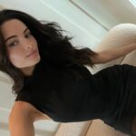 Renée Murden Instagram – little black dress 🖤 @alo #alopartner