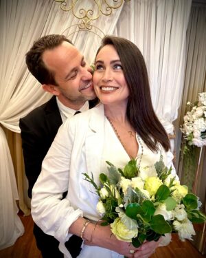 Rena Sofer Instagram - This weekend on what would have been our 21st wedding anniversary I got to Re-Marry my best friend @sbookstaver once again! The journey we are about to begin is the most exciting adventure, in a new state and town, but most thrilling is that we get to do it together as husband and wife! The three years  we spent apart were humbling and heartbreaking but vital to us finding each other again. The love I have for you now is the foundation of my life. I can’t imagine another moment NOT walking through life with you hand in hand and our hearts entwined. You are the love of my life, and it’s not “oops we did it again” but I’m so grateful we did it again!❤️❤️❤️
