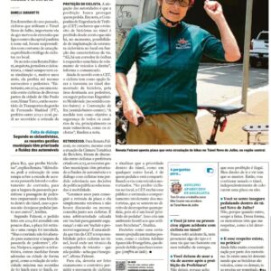 Renata Falzoni Instagram - O @prefeitoricardonunes proibiu ciclistas de pedalar em pelo túnel da Av. 9 de Julho, que tem cerca de 450m. O prefeito quer que os ciclistas subam até a Av. Paulista e desçam do outro lado, fazendo um trajeto de mais de 1,7km. 🚳🚷

Com a desculpa de "proteger o ciclista", um trajeto curto de 450m vira um desvio de mais de 1700m (ou seja, quase 4x mais longo). O que era um trajeto praticamente plano dentro do túnel se torna um desvio com mais de 50 metros de subida.🧗🏾‍♂️

O que antes levava cerca de 1 minuto e 30 segundos se torna um desvio de pelo menos 15 minutos.

A @prefsp deveria priorizar os ciclistas e pedestres. A @cetsaopaulo deveria reformar o túnel para fazer calçadas e ciclovias acessíveis. Mas a escolha é priorizar o automóvel e excluir quem caminha e pedala. 🚶🏾‍♂️🚴‍♀️

Mais um erro crasso da gestão do @prefeitoricardonunes , que continua priorizando somente quem dirige e polui.🚙💨🏭

📰: @estadao / @renatafalzoni 
🎤: @carbonozerocourier