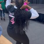 Renee Montgomery Instagram - Tis the season for #HBCUHomecoming so I pulled up on my sister @pharmasista1908 and warning ⚠️ I was hype 💖💚 Go off Sis 🗣 #aka