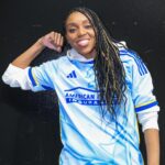 Renee Montgomery Instagram - Making Atlanta Dream ✨ @reneemontgomery, co-owner and VP of the @atlantadream, is tonight’s Spike Hitter 🔨
