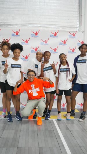 Renee Montgomery Instagram - The @rmfnonprofit Basketball Academy was all the way turnt up! 🔥 #momentsequalmomentum