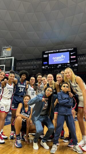 Renee Montgomery Instagram - Tonight was big lit 🔥 
#Uconn | #FirstNight | #BleedBlue