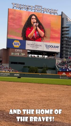 Renee Montgomery Instagram - In honor of the #Braves matching up against the #Phillies … 

🅰️ performance by @sirenagrace_ ⚾️🏀

#LosBravos x #AtlantaDream