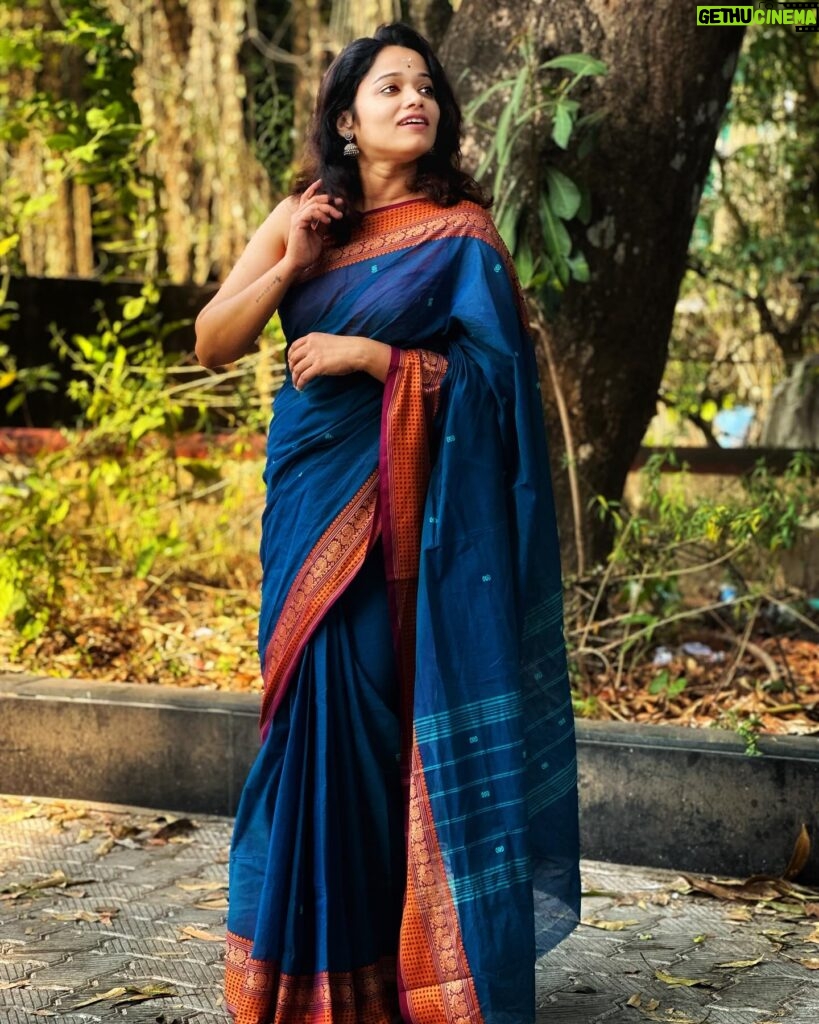 Renjini Kunju Instagram - “Believe in yourself and all that you are. Know that there is something inside you that is greater than any obstacle “ “Happy Women’s Day to all the incredible women out there!🤗🤗🤗 saree @noolstories #womensday #2024#