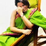Renjini Kunju Instagram - “The power you have is to be the best version of yourself you can be, so you can create a better world.” 📷 @raees_abdul_rahoof Saree @noolstories