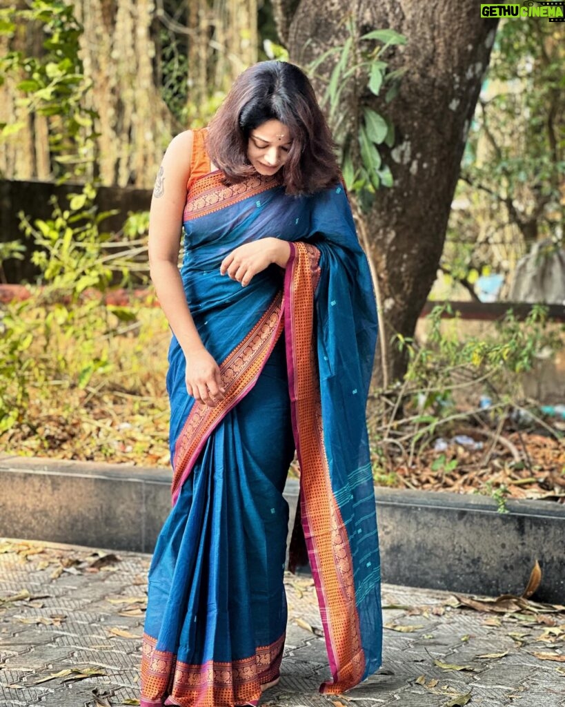 Renjini Kunju Instagram - “Believe in yourself and all that you are. Know that there is something inside you that is greater than any obstacle “ “Happy Women’s Day to all the incredible women out there!🤗🤗🤗 saree @noolstories #womensday #2024#