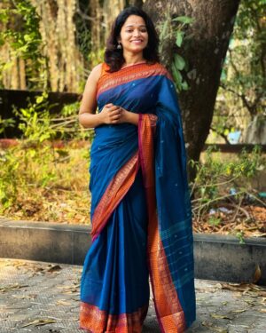 Renjini Kunju Instagram - “Believe in yourself and all that you are. Know that there is something inside you that is greater than any obstacle “

“Happy Women’s Day to all the incredible women out there!🤗🤗🤗

saree @noolstories 

#womensday #2024#