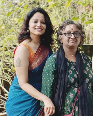 Renjini Kunju Instagram - “Happy birthday, Amma! No matter what path I choose or what dreams I pursue, you’re always there for me as my pillar of support. Last year was a roller coaster for both you and us, but seeing you back with full energy fills my heart with joy. Once again, happy birthday!”🥳 🥳🥳🥳