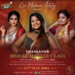 Rhema Ashok Instagram - Biggest announcement Srimakeover artistry presents One day bridal master class First time in Thanjavur ✨Syllabus Ultra HD makeup look Airbrush makeup look 2 different hairstyles 2 different eye looks Product knowledge -skin care according to your skin type -How to create a flawless base -Correction and concealing -Right way to apply Blush contouring and highlighting techniques -Eyelash fixing techniques -Lens fixing techniques -Affordable and high end brand details -Complete demo will be -demonstrated on step by step -Photo shoot with celebrity -Certificate will be provided #Master class #masterclassinthanjavur #bridalmasterclass2024 #Makeupartistinthanjavur #onedaymasterclass #thanjavurbigtemple