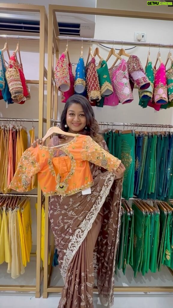 Rhema Ashok Instagram - The one stop destination for all your blouse needs! Starting from designer, hand embroidery work, aari work and all kind of pre worked blouse are available @yasnabridal in wide range of collections ♥️ Do visit @yasnabridal located at Tnagar & Anna Nagar and thank me later :) WhatsApp us wa.me/918000437775 Worldwide Shipping. Y-28, 5th avenue, Anna Nagar, Chennai Follow us on : Instagram : https://instagram.com/yasnabridal?utm_medium=copy_link Facebook : https://m.facebook.com/107633018228447/ Mobile: 91 8000437775
