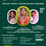 Rhema Ashok Instagram - Dive into an immersive makeup seminar, covering everything from Iconic traditional bridal glam to the dusky skin tone makeup techniques ✨ Whether you’re a pro or just passionate about beauty, Actress & celebrity makeup artist Ms. Rhema Ashok’s workshop has something for you ♥️🤌🏻 Elevate your makeup game with us :) At just 1999/- only. 📌Will this be a hands-on learning class? No, Ms. Actress Rhema Ashok will demonstrate the look on the muse. There will be a Q&A segment after with the participants. 📌Will there be refreshments? Yes, Light refreshments and Lunch will be provided at the venue. 📌Do I need to have some prior knowledge in makeup and hairstyling? No, anyone of the age 16 years and above is welcome. Knowledge on: 🔹DUSKY SKINTONE MAKEUP TECHNIQUES 🔹BRIDE & GROOM MUHURTHAM LOOK 🔹SWEAT PROOF MAKEUP TECHNIQUES 🔹PRODUCT KNOWLEDGE 🔹TOOL KNOWLEDGE 🔹ADVANCED TECHNIQUES Benefits of the seminar: 🔸Learn From Expert 🔸Earn certificate from Celebrity Make up Artist & Television Artist Miss Rhema Ashok 🔸Photo shoot with Celebrity 🔸Light Refreshments 🔸Lunch 🔸Groom make up seminar very first time in Krishnagiri 🔸Extend your make up skills to next step with advance techniques 🔸Less investment for your successful business. 🔸Gift hamper 🔸Lucky draw DATE: 25 / 05 / 2024 DAY: Saturday TIMING: 9:00am - 7:00pm VENUE: Krishnagiri FOR REGISTRATION: 7339065363 / 8778308627📞 #rhemasbellezzaatelier™️