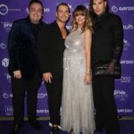 Rhian Sugden Instagram - My dates for the evening! 💜 Love youzzzzz! 🙌🏽 @leeantonybennett @weirdpublicrelations @opmellor @ryankaystyles 📸 @stephenfarrell1975
