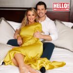 Rhian Sugden Instagram - EEEP We have the most exciting news to share exclusively in @hellomag this week... 🤍 Good things come to those who wait 🫶🏽 Link in bio to find out more… 😜 #hellomag #hellomagazine