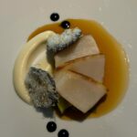Rhian Sugden Instagram - Non—alcoholic wined and dined at #hestonblumenthal @thefatduck last night 🥹🤩 3 Michelin Stars, 11 courses with added magic throughout. So, so good. ⭐️⭐️⭐️⭐️⭐️ #thefatduckbray #thefatduck