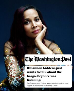 Rhiannon Giddens Instagram - Wow this was an amazing thing to see in my daily paper! It was a delight to speak to Janay Kingsberry and she did a wonderful job ❤️ @washingtonpost 

link in stories
