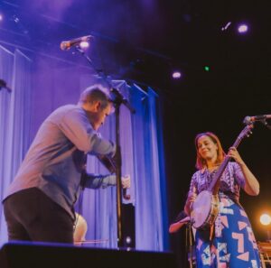 Rhiannon Giddens Instagram - We’ve had two amazing, sold out nights at @reserartscenter!! Now on to Seattle for another sold out show tonight at @meanycenter...y’all are bringing it! 

Apr. 19 - Seattle, WA - Meany Center - SOLD OUT 
Apr. 21 - San Francisco, CA - The Fillmore - SOLD OUT 
Apr. 22 - Monterey, CA - Golden State Theater 
Apr. 23 - Santa Barbara, CA - Arlington Theater 
Apr. 25 - Los Angeles, CA - Ace Theatre Apr. 27 - Tucson, AZ - The Rialto 
Apr. 28 - Mesa, AZ - Ikeda Theater Apr. 30 - Dallas, TX - Longhorn Ballroom May 2 - Austin, TX - Paramount Theatre 
May 4 - New Orleans, LA - New Orleans Jazz Fest 

Photos 1-3 by Justine Vanderpool; 4 by @ebruyildiz