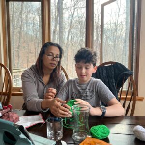 Rhiannon Giddens Instagram - Crochet, biscuits (some of my highest yet!) and dyed eggs…a happy Easter indeed.
