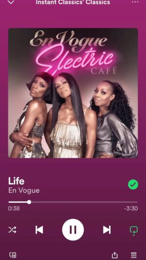 Rhona Bennett Instagram - #MusicMonday ... Have you saved the "Instant Classics' Classics" playlist on Spotify yet? 🤔

Today's featured artist is @envoguemusic ~ This was one of our favorite songs we recorded for the album Electric Café.🎶 

We sang in unison, harking back to some of the great girl groups like The Jones Girls, The Emotions, and The Pointer Sisters, who channeled their collective sound into one voice. #We
.
LINK IN BIO for the playlist.🔥
.
If you've been listening, I'd love to hear your feedback in the comments below. Enjoy the music!🎧
.
LINK IN BIO for my new single, "We (A Powerful Thing) available everywhere🚀✨
.
#RhonaBennett #MissRNB #CoachRho #Singer #GirlGroup #LifeCoach #Entertainer #Growth #Motivation #Courage #Grace #Faith #InstantClassic #Zeta #PersonalPowerUniversity #PPU #YouAreTheAnswer #AlwaysInTheClub #EnVogue #WeThePeople #Spotify #Playlist #Classic