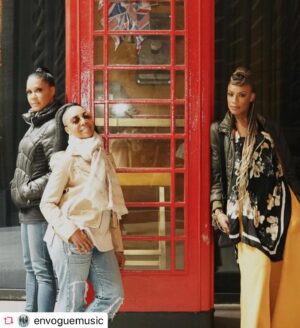 Rhona Bennett Instagram - UK trip photo dump... THANK YOU @bjthephotographer 📸 for capturing these memories🙏🏾🚀 #EVinLondon
.
#London #Travel #Singers #EnVogue #RhonaBennett #CoachRho #TerryEllis #CindyHerron #Interview #Media #LiveEntertainment
