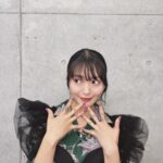 Rie Kitahara Instagram - 💚🖤 @george828 さんメイク💄♡ #make #makeup #hairmake