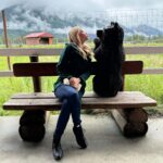 Riki Lindhome Instagram - Making new friends in Alaska 🧸🏔️
