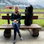 Riki Lindhome Instagram - Making new friends in Alaska 🧸🏔️