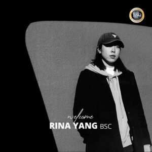 Rina Yang Instagram - super thrilled to be joining the British Society of Cinematographers! 
It feels like it’s been a hard long journey to get here, but I also feel like it’s only the beginning.

Honoured to be the first Asian woman to be accepted into the society since BSC was born in 1949. 
The first of many to come..! 

Had I not seen a woman DPing when I was a runner onset I would never have dreamt of becoming a cinematographer. 
Visibility and representation matter🤘

Thank you @ulapontikos , @angushudson_bsc and @seamiemc for the support, and everyone in my life and career who helped me get here, i really couldn’t have done it without you, eternally grateful. x