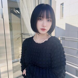 Rinne Yoshida Instagram - 黒くした！！
小池さん
いつもありがとうです🫶
みんな最近は何してるのーん