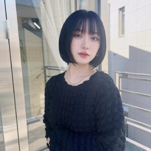 Rinne Yoshida Instagram - 黒くした！！
小池さん
いつもありがとうです🫶
みんな最近は何してるのーん