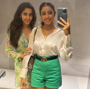 Rishikka Bali Instagram - Premier night for #bablibouncer movie 

What an incredible movie with outstanding performances by all and especially @tamannaahspeaks and directed by the best @imbhandarkar and written by @real.amitjoshi 

and thanks to the very pretty @khushboovaidya for being such a lovely Co actor and a friend ❤️ ♥️ 

Thankyou so much @imbhandarkar sir for giving me this opportunity . I will cherish it for life and will be eternally grateful 🙏 

You guys can watch this film on @disneyplushotstar from today onwards 

@jungleepictures @starstudios 

#cheers #movienight🎬 #bablibouncer #cinema
